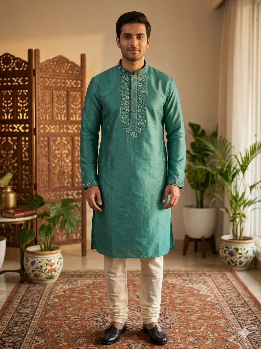 Smart Slime Fit Panjabi For Men