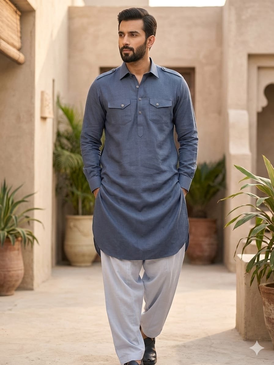 Smart Slime Fit Kabli For Men's