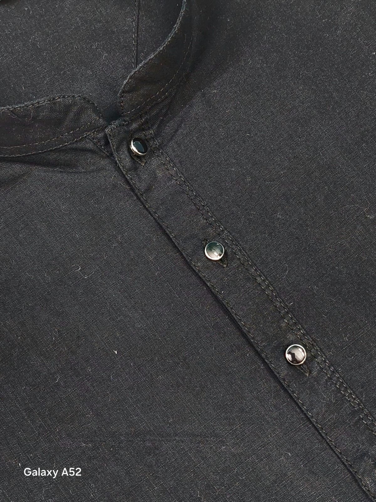 Alternative view of Men's Slime Fit Rime Cotton Panjabi For Men