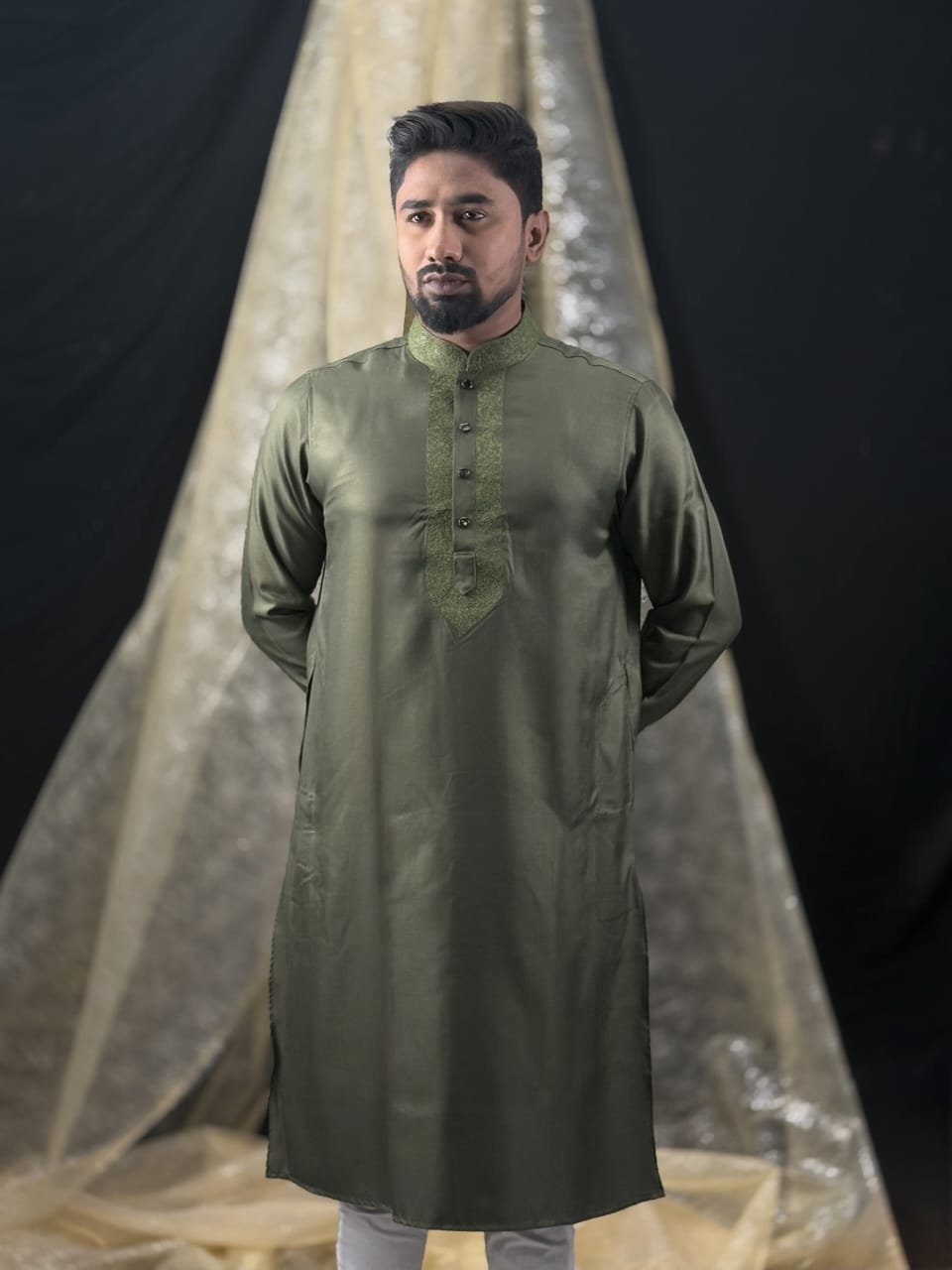 Premium Men's Slime Fit Panjabi For Men