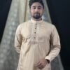 Men's Slime Fit Silk Panjabi For Men