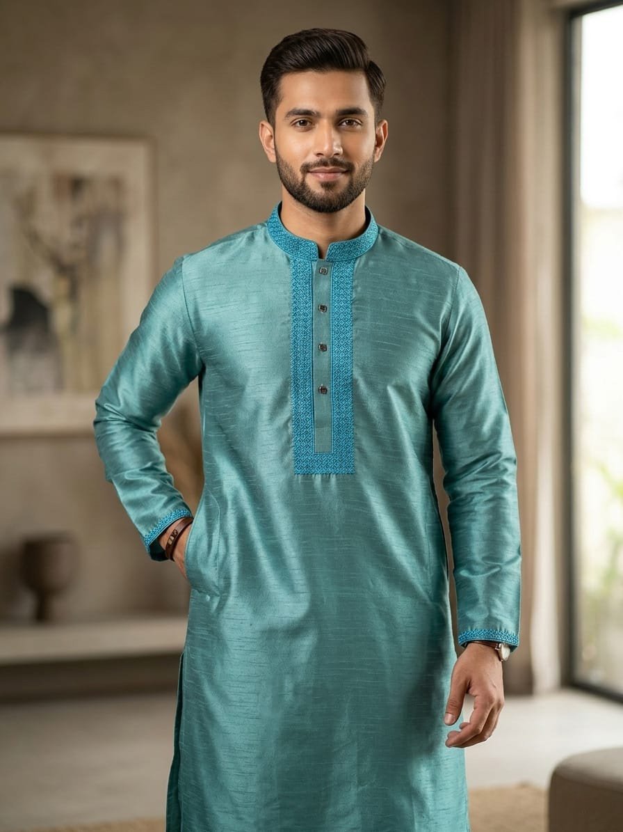 Smart Slime Fit Panjabi For Men