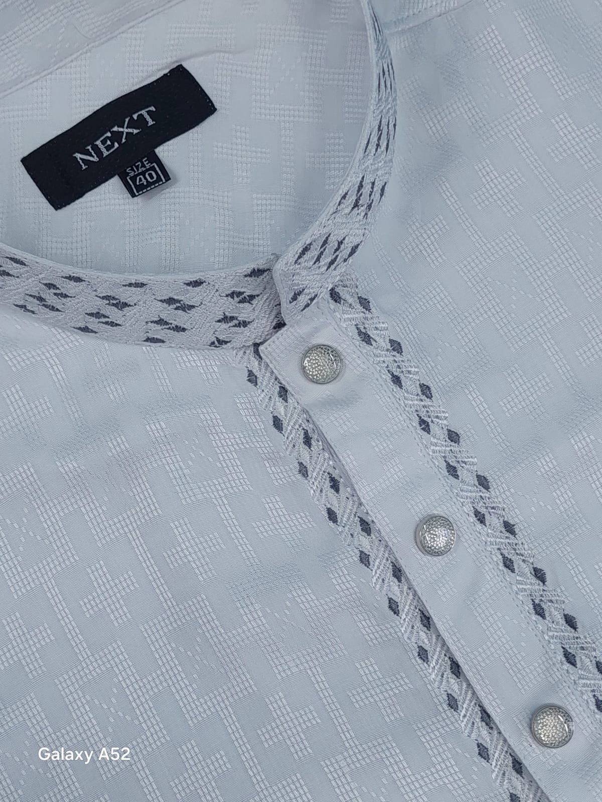 Alternative view of Men's Pure Cotton Panjabi